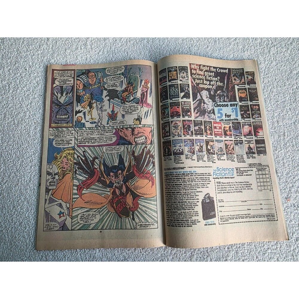 Guardians of the Galaxy #9 Marvel Comic Book 1991 - Picture 6 of 7